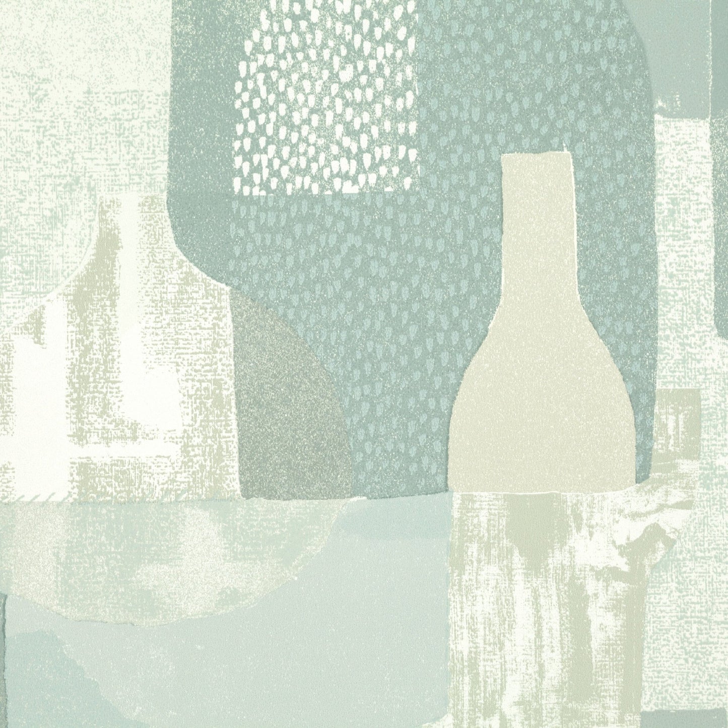Still Life Wallpaper - Teal - Villa Nova - W620/03 - Premier Wallcovering