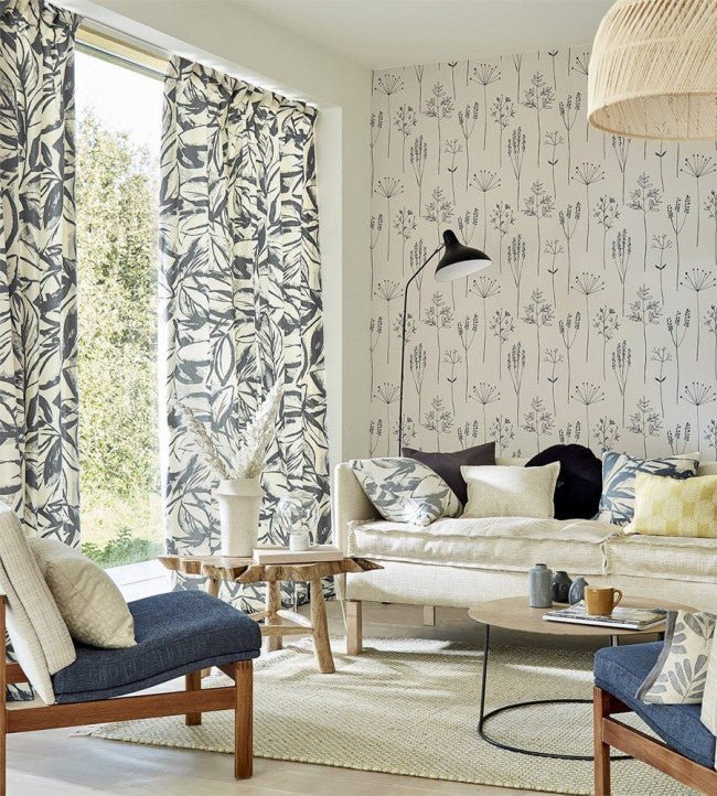 Stipa Wallpaper - Denim - NZAW112019 - Scion - Premier Wallcovering