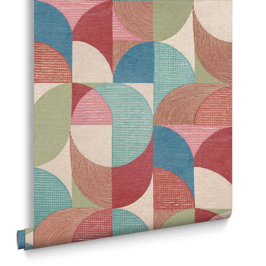 Stitch Craze Wallpaper - Carnival - Graham & Brown - 121461 - Premier Wallcovering