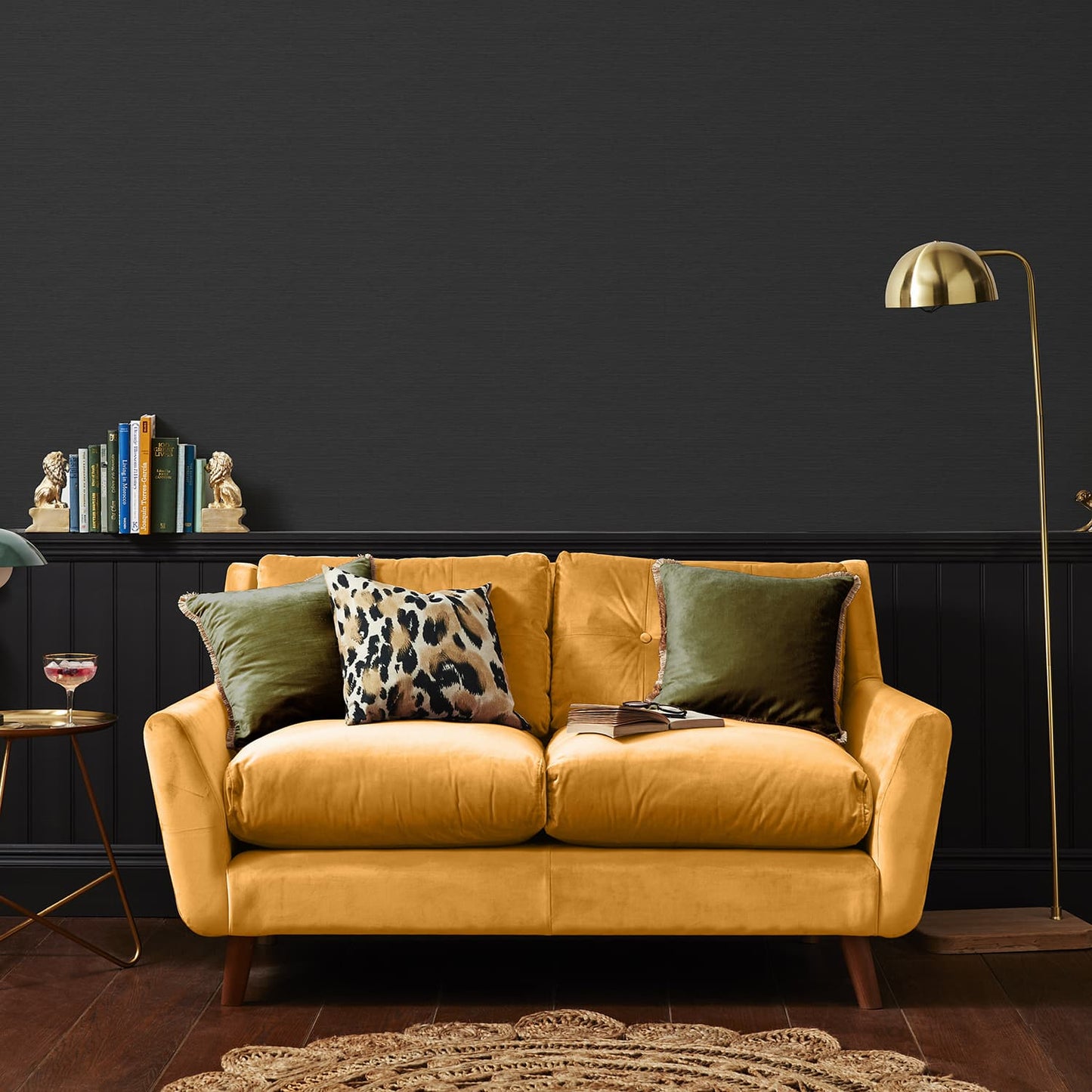 Stitch Please Wallpaper - Night - Envy - 120896 - Premier Wallcovering