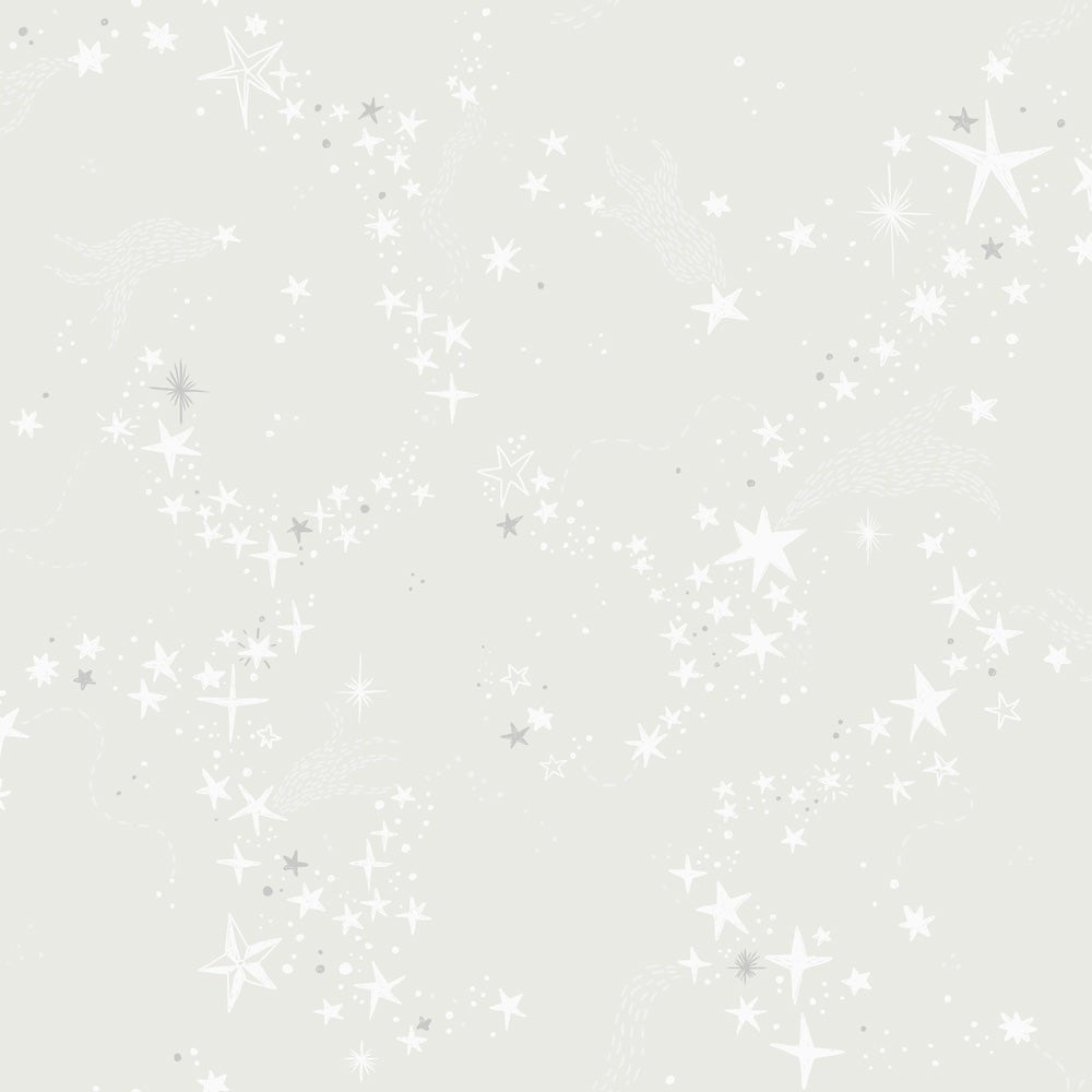 Stjärnorna Wallpaper - Light Gray - Midbec - 29019 - Premier Wallcovering