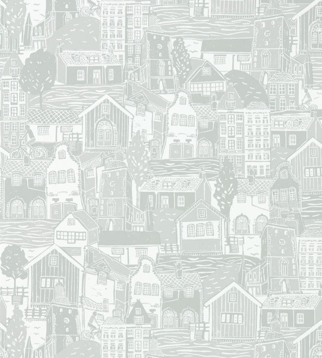 Stockholm Wallpaper - Dove - NART112802 - Scion - Premier Wallcovering