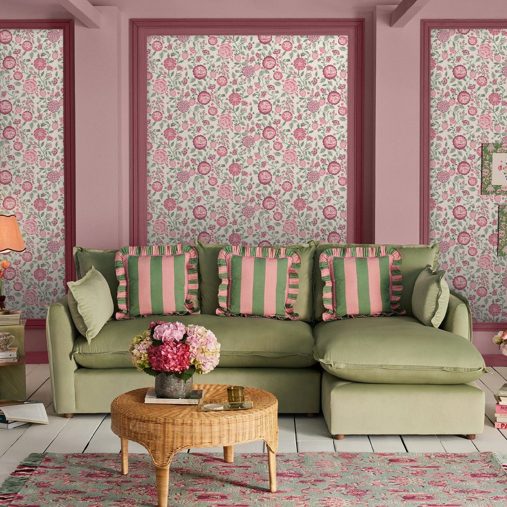 Strawberry Garden Wallpaper - Spring - 125499 - Cath Kidston - Premier Wallcovering