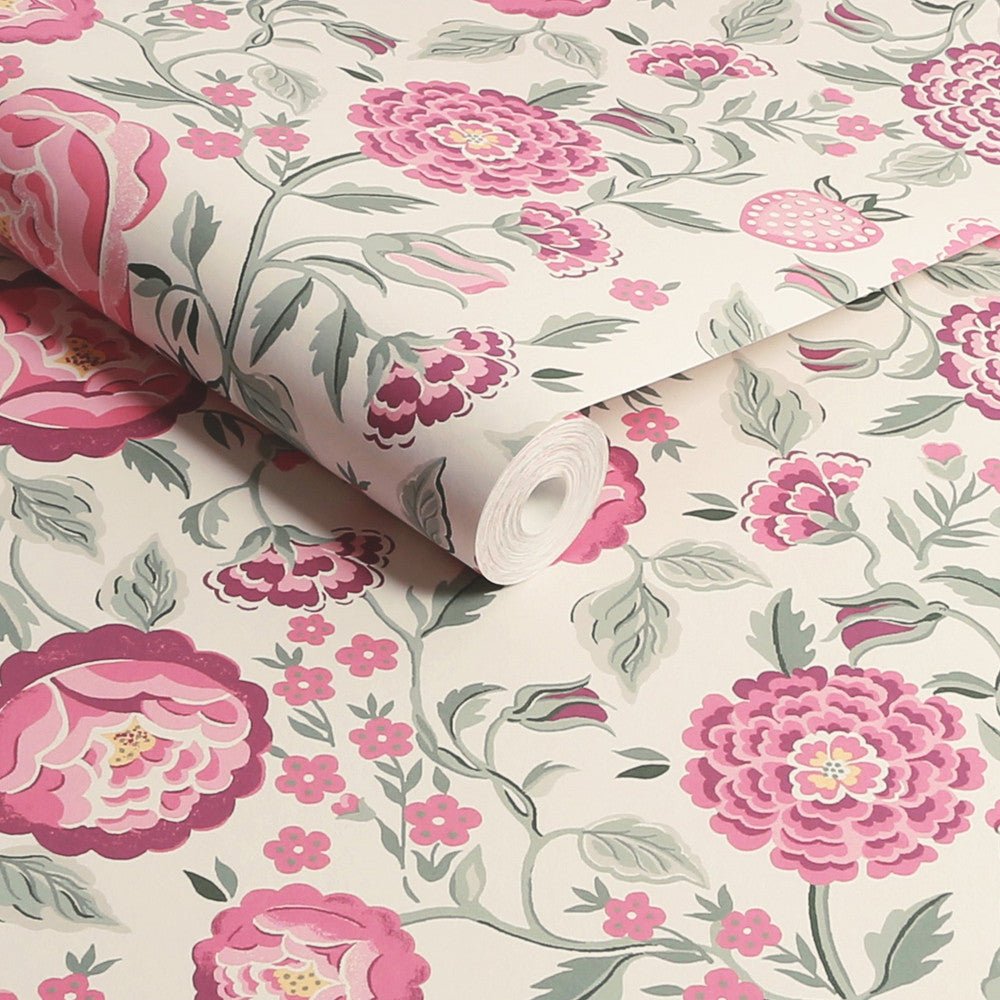 Strawberry Garden Wallpaper - Spring - 125499 - Cath Kidston - Premier Wallcovering