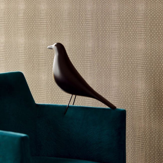 Stud Effect Topaz Wallpaper - Beige - Eijffinger - 394510 - Premier Wallcovering