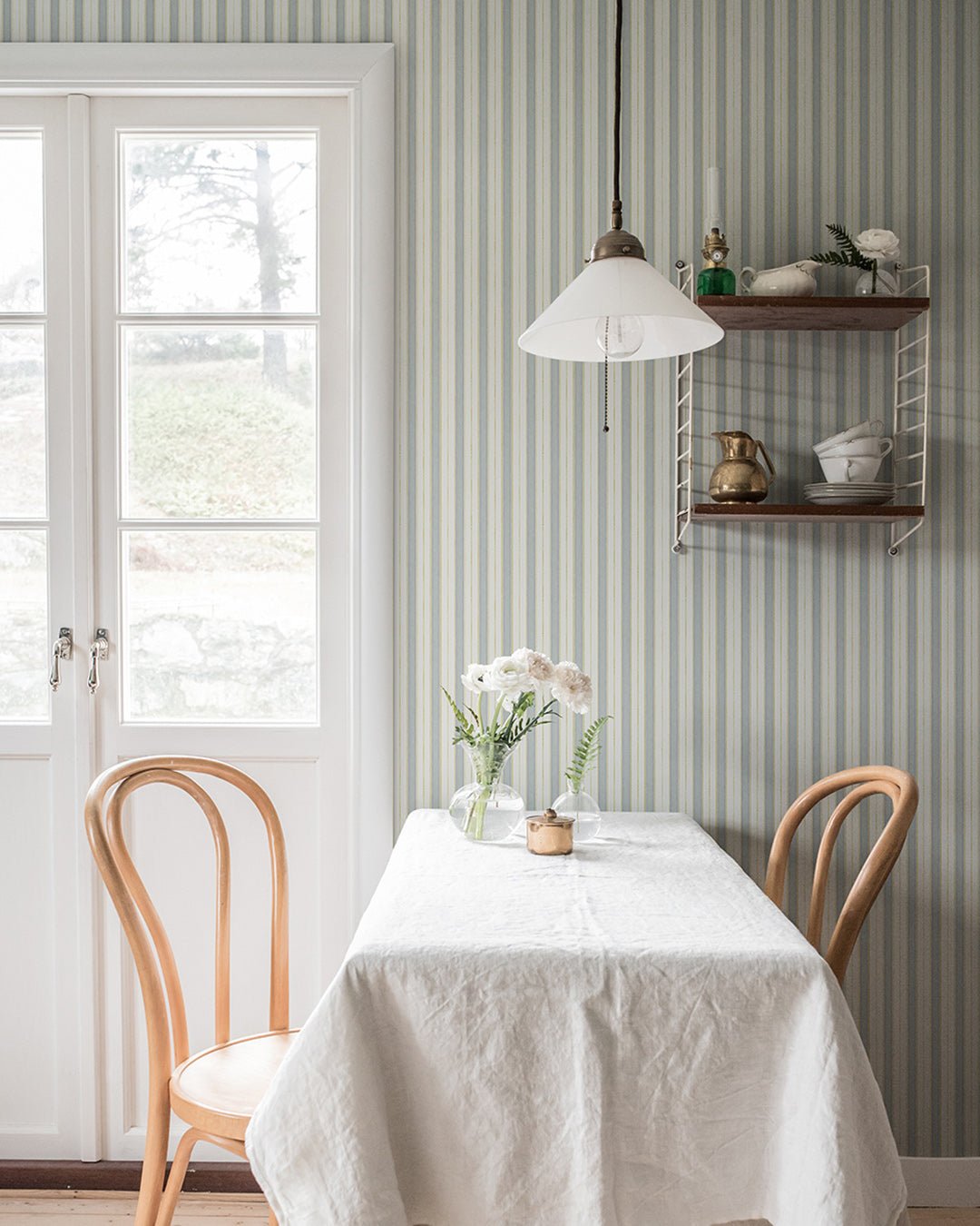 Sture Wallpaper - Blue - Midbec - 27006 - Premier Wallcovering