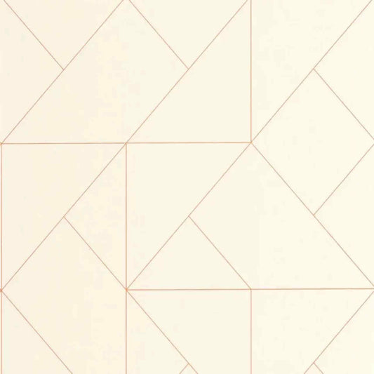 Subtilite Alchimie Wallpaper - Beige / Terracotta - Casadeco - 89952323 - Premier Wallcovering