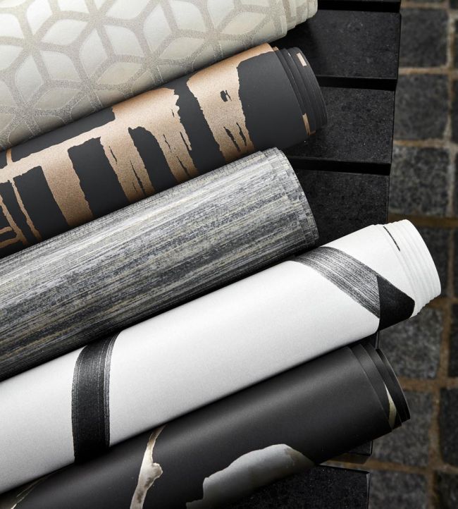 Sumi Wallpaper - Linen/Copper - HTEW112598 - Harlequin - Premier Wallcovering