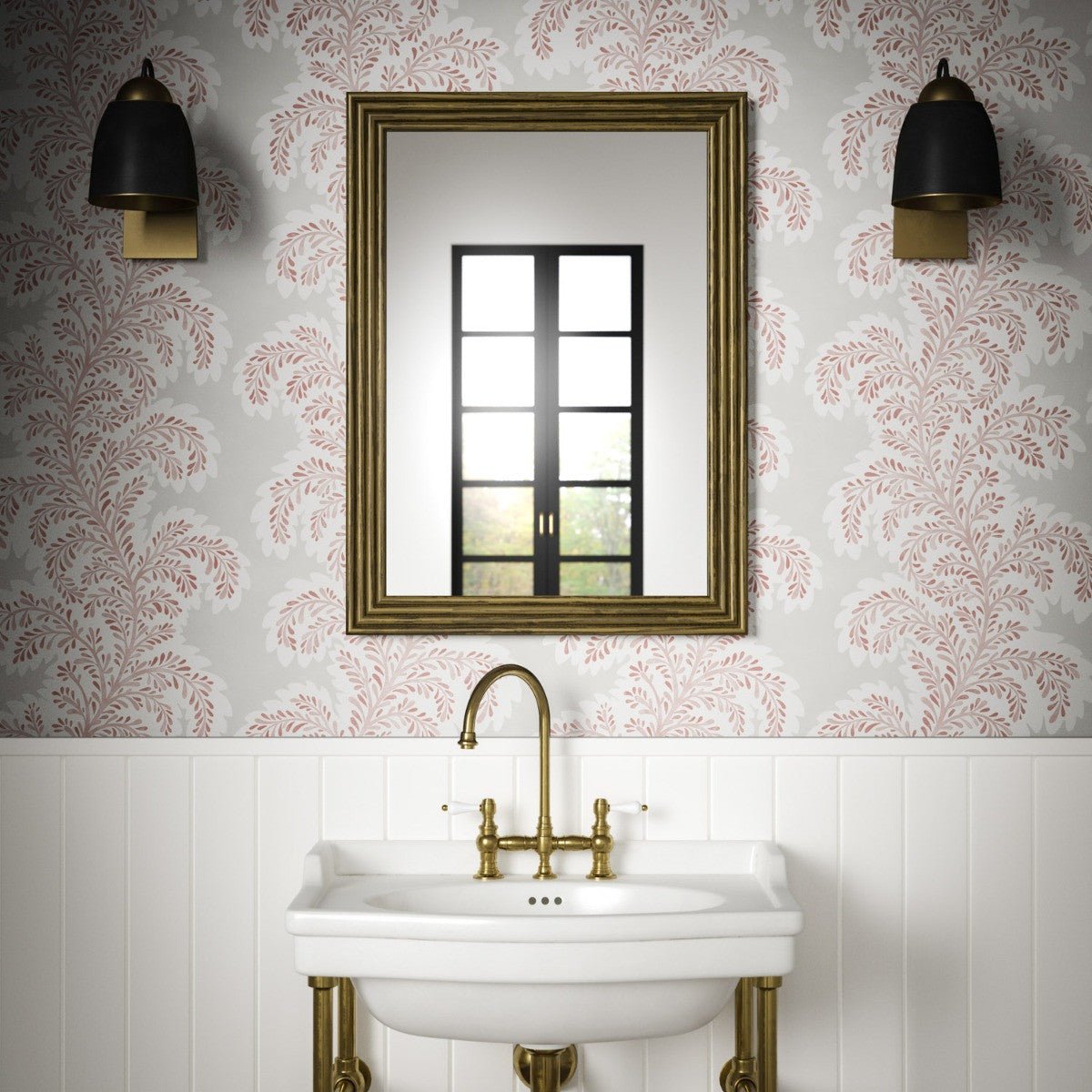 Summerby Wallpaper - Coral - Warner House - Premier Wallcovering