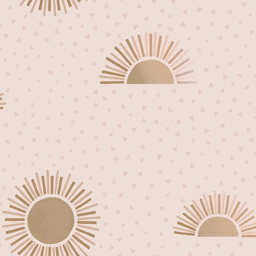 Sunbeam Wallpaper - Pink - Holden Décor - 13321 - Premier Wallcovering