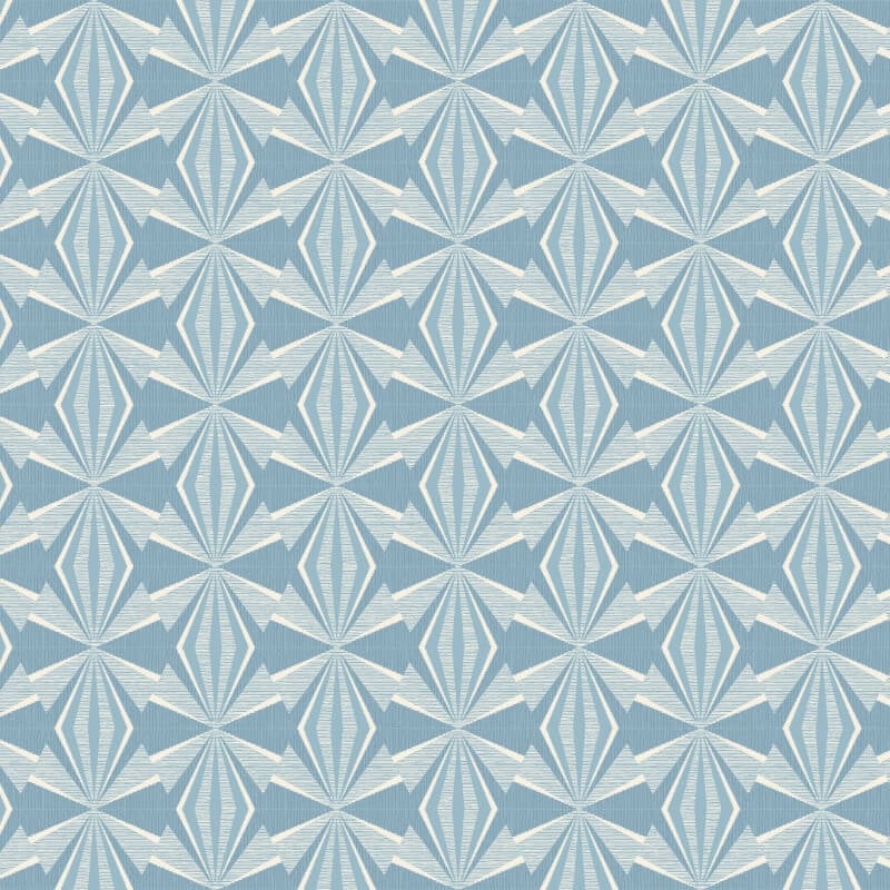 Sunray Diamond Wallpaper - Blue - Hoopla Walls - HWA1053W - Premier Wallcovering