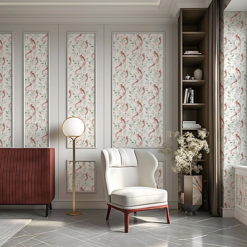 Sunrise Serenade Wallpaper - Shades of Blue - LAN100394 - Lucie Annabel - Premier Wallcovering