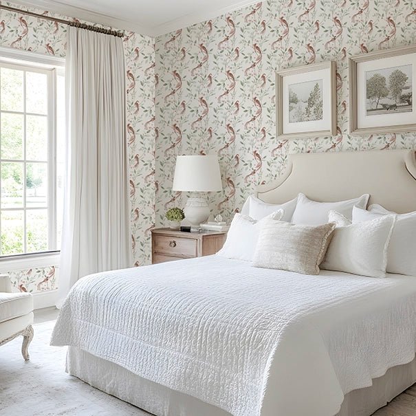 Sunrise Serenade Wallpaper - Shades of Blue - LAN100394 - Lucie Annabel - Premier Wallcovering