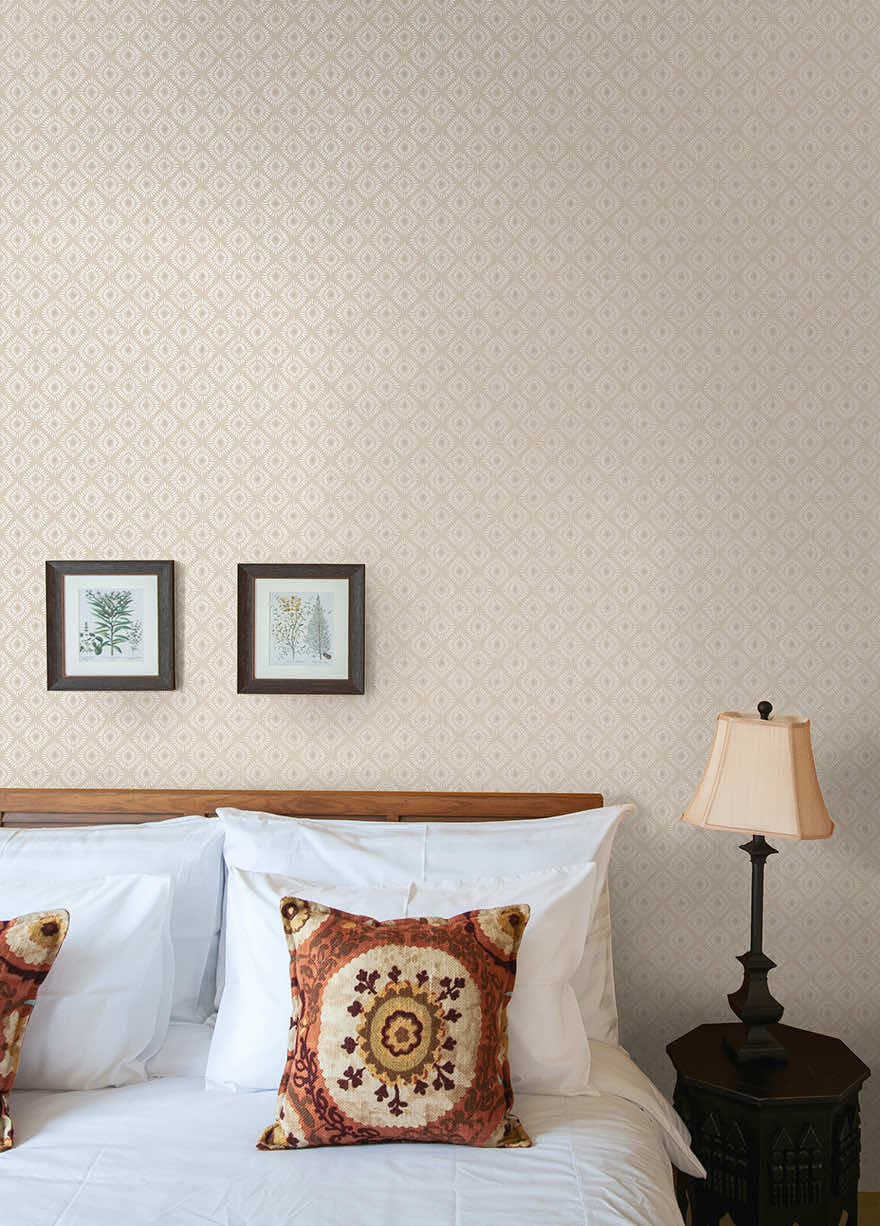 Sunstone Wallpaper - Cream - Holden Décor - 91874 - Premier Wallcovering