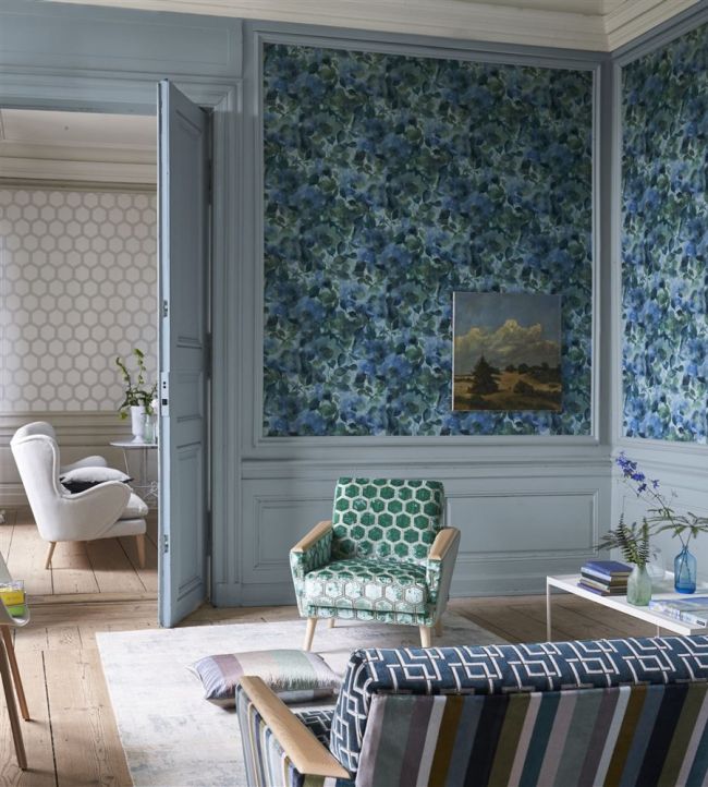 Surimono Wallpaper - Celadon - PDG1062/04 - Designers Guild - Premier Wallcovering