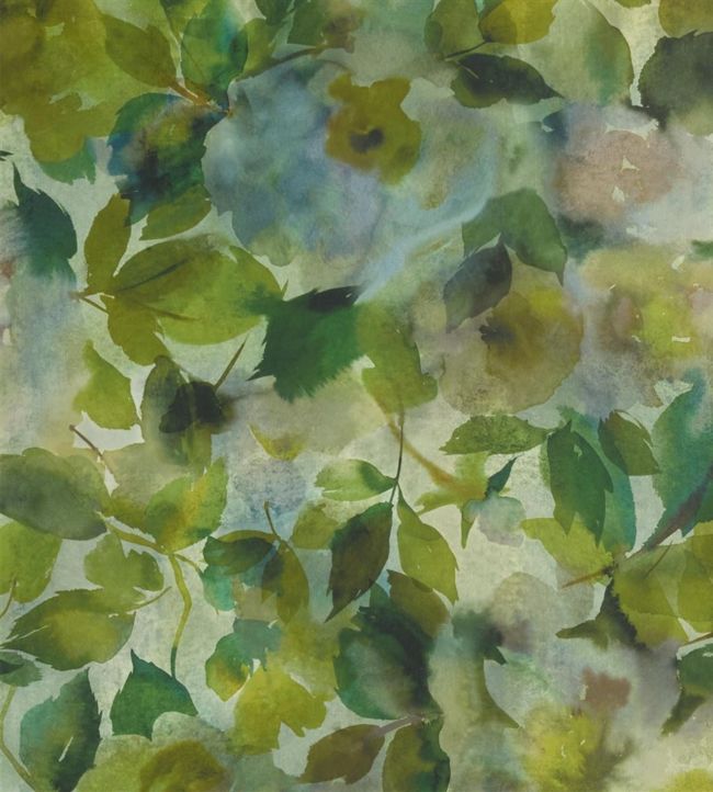 Surimono Wallpaper - Moss - PDG1062/05 - Designers Guild - Premier Wallcovering
