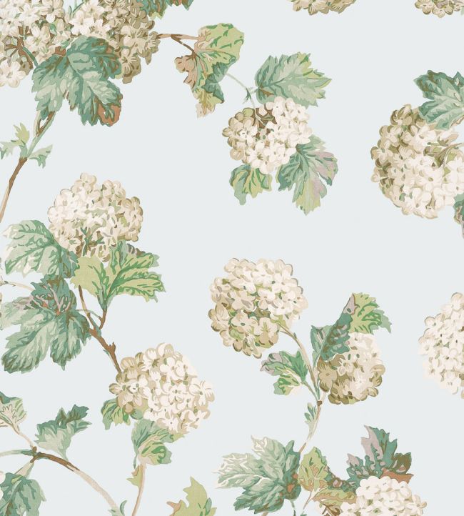 Sussex Hydrangea Wallpaper - Soft Blue - AT57845 - Anna French - Premier Wallcovering