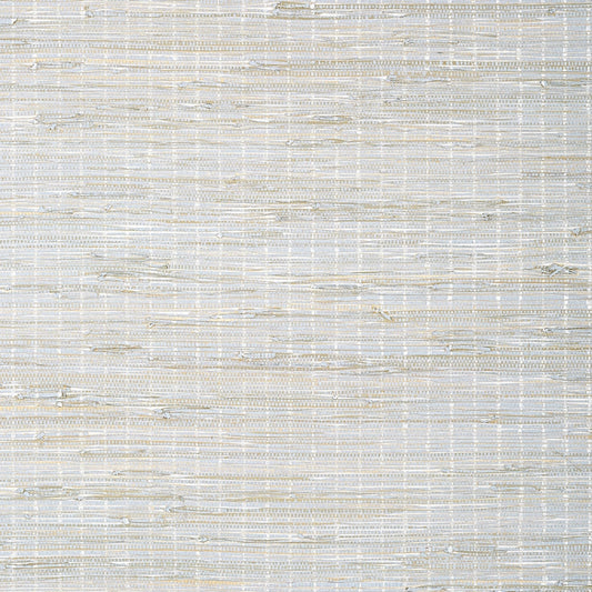 Sutton Stripe Wallpaper - White on Grey - Thibaut - T24084 - Premier Wallcovering