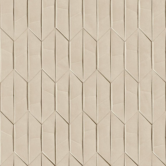 Sveg Geometric Wallpaper - Taupe - Grandeco - A65002 - Premier Wallcovering