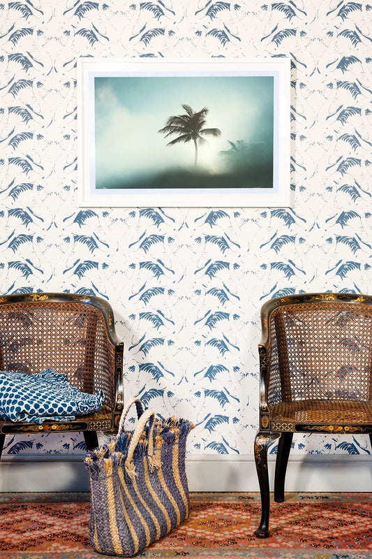 Swan Lake Wallpaper - Inky Blue - BG2 - 700201 - Barneby Gates - Premier Wallcovering