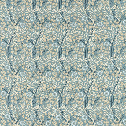 Sweet Briar Fabric - Mineral/Linen - Morris & Co - 227241 - Premier Wallcovering