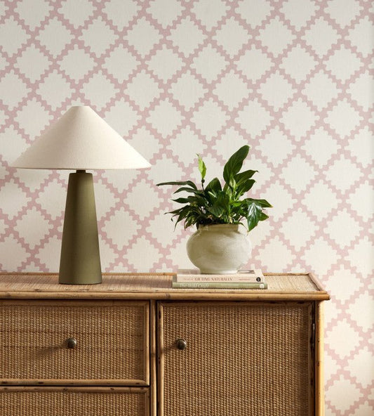 Swithland Wallpaper - Dusk Pink - Scion - NSCW113245 - Premier Wallcovering