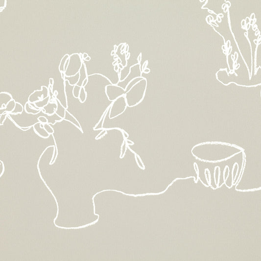 Tabletop Wallpaper - Cinder - Villa Nova - W616/02 - Premier Wallcovering