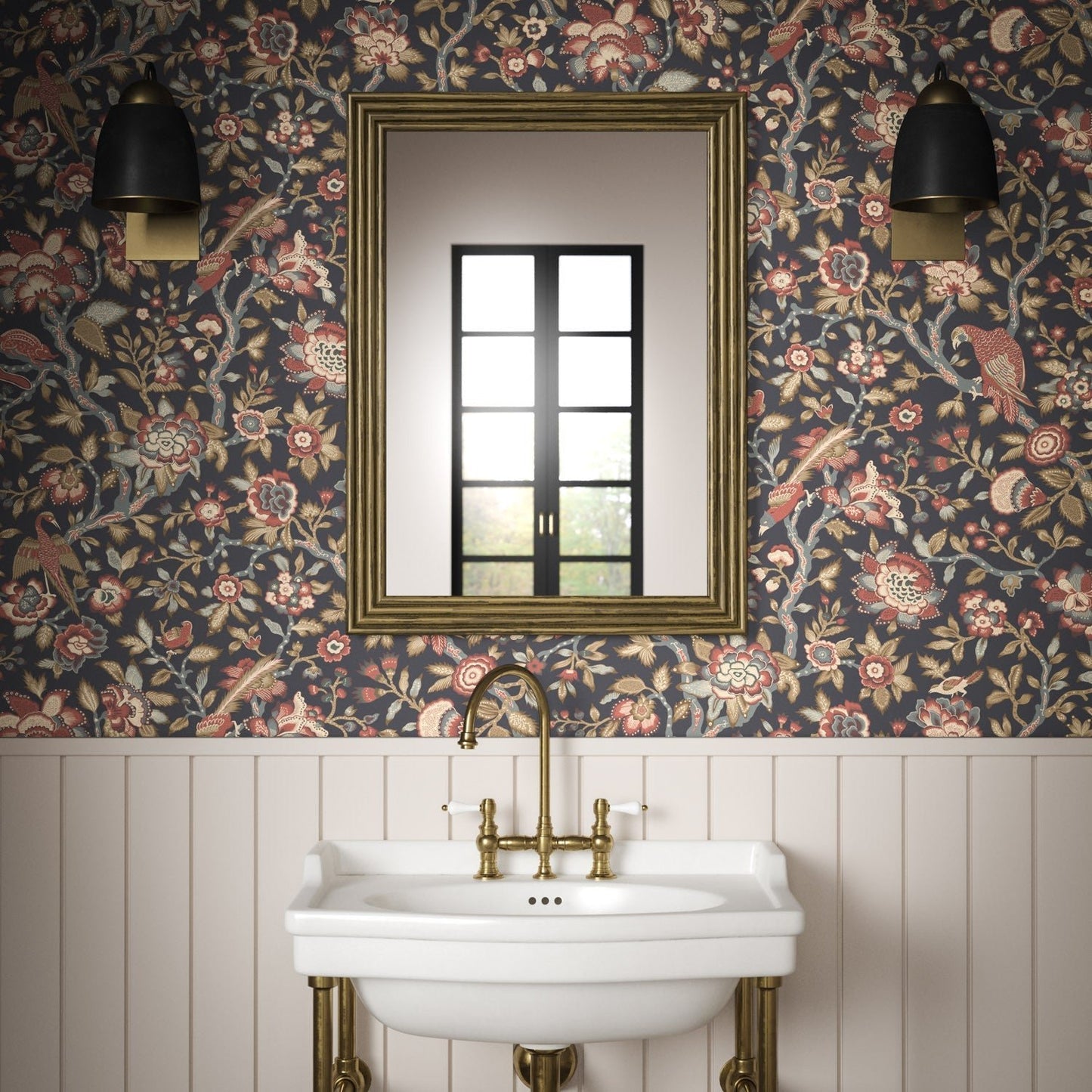 Tabley Wallpaper - Spice - Warner House - Premier Wallcovering