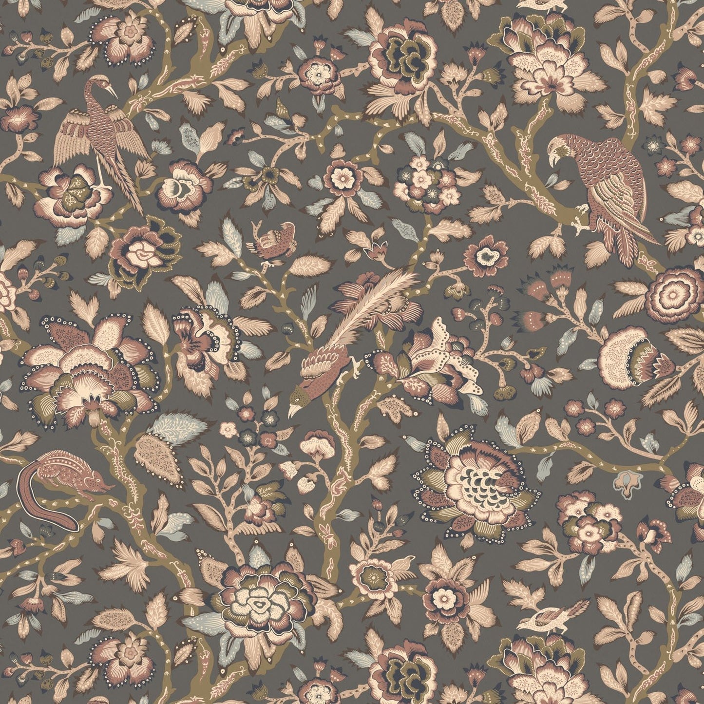 Tabley Wallpaper - Natural - Warner House - Premier Wallcovering