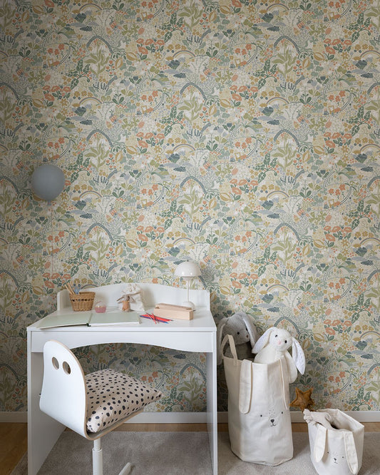 Tåget Wallpaper - Beige - Midbec - 29029 - Premier Wallcovering