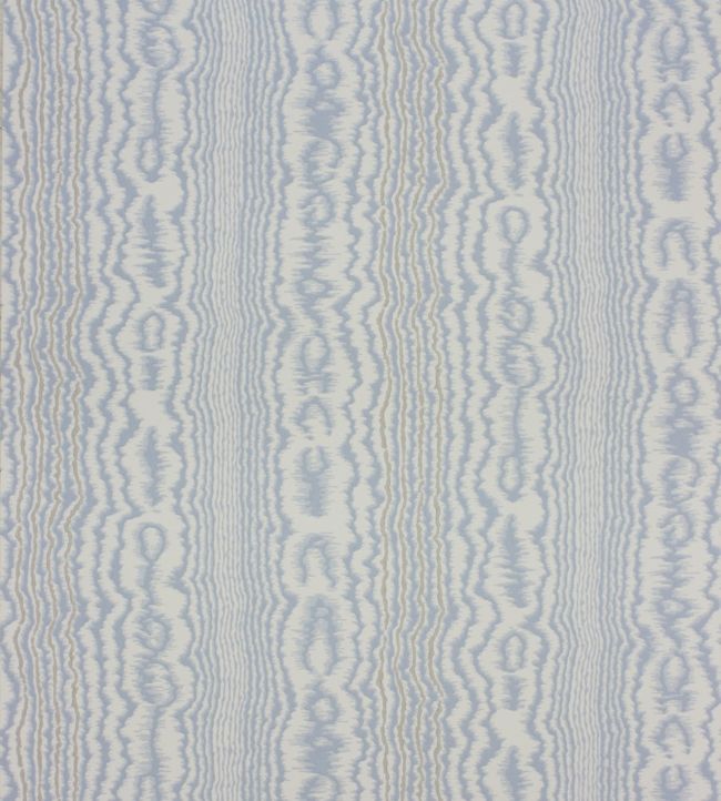 Tagus Wallpaper - Blue/Ivory - Nina Campbell - NCW4206 - 04 - Premier Wallcovering
