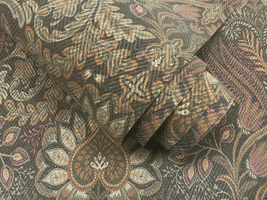 Tahari Bead Wallpaper - Burnt Orange - Holden Décor - 99410 - Premier Wallcovering