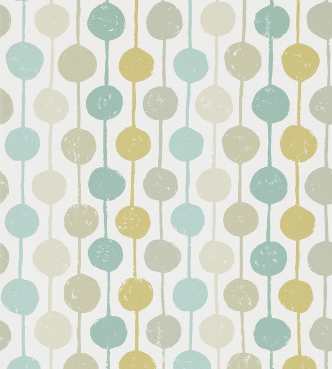Taimi Wallpaper - Seaglass / Chalk / Honey - NFIK111126 - Scion - Premier Wallcovering