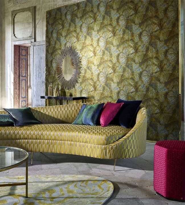 Taisho Deco Wallpaper - Tigers Eye - ZTOT312748 - Zoffany - Premier Wallcovering