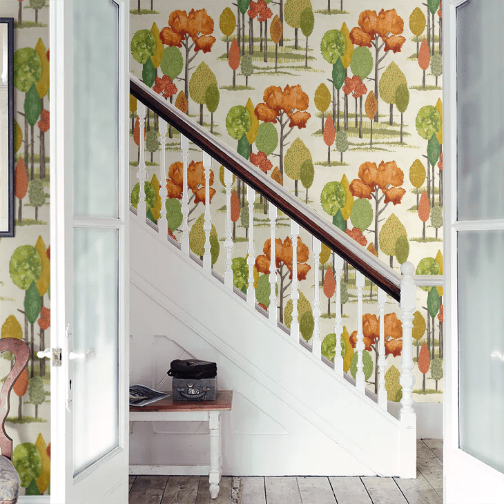 Tall Trees Wallpaper - Autumn - Ohpopsi - CEP50138W - Premier Wallcovering