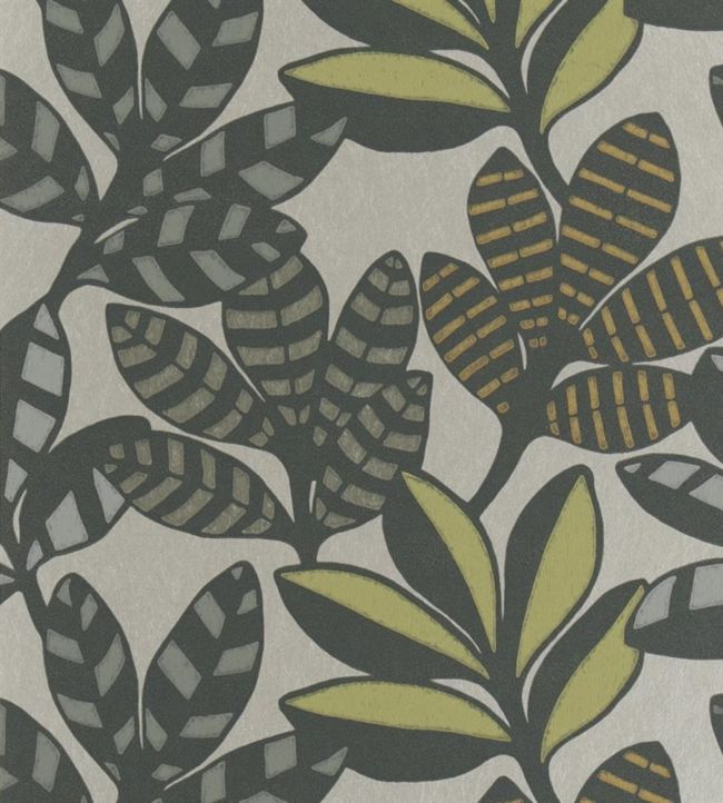 Tanjore Wallpaper - Graphite - PDG1129/01 - Designers Guild - Premier Wallcovering