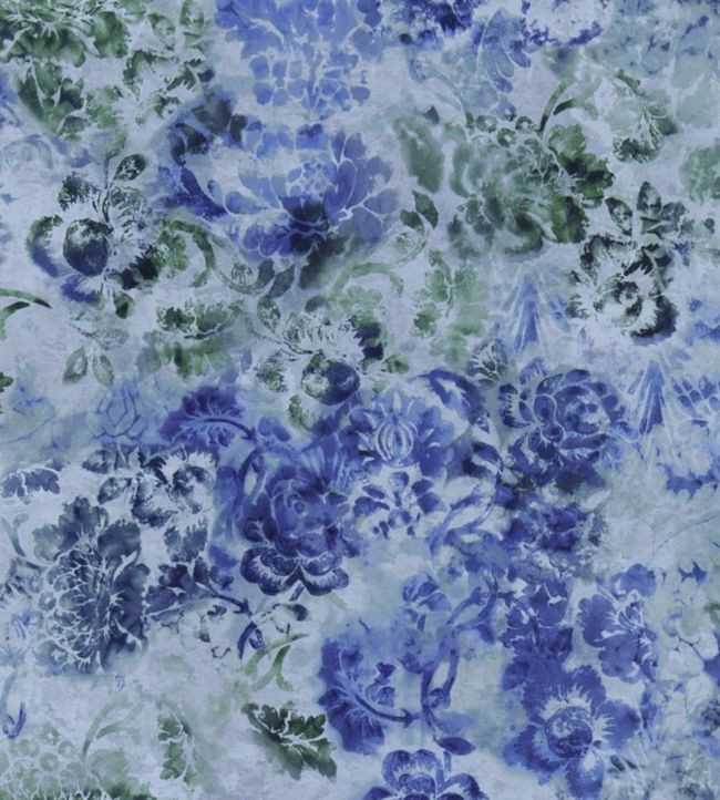 Tarbana Wallpaper - Cobalt - PDG1126/07 - Designers Guild - Premier Wallcovering