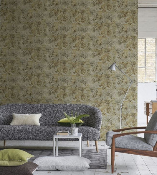 Tarbana Wallpaper - Gold - PDG1126/03 - Designers Guild - Premier Wallcovering
