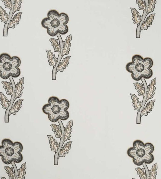 Tashas Trip Fabric - Charcoal - Christopher Farr Cloth - CF115 - 02 - Premier Wallcovering