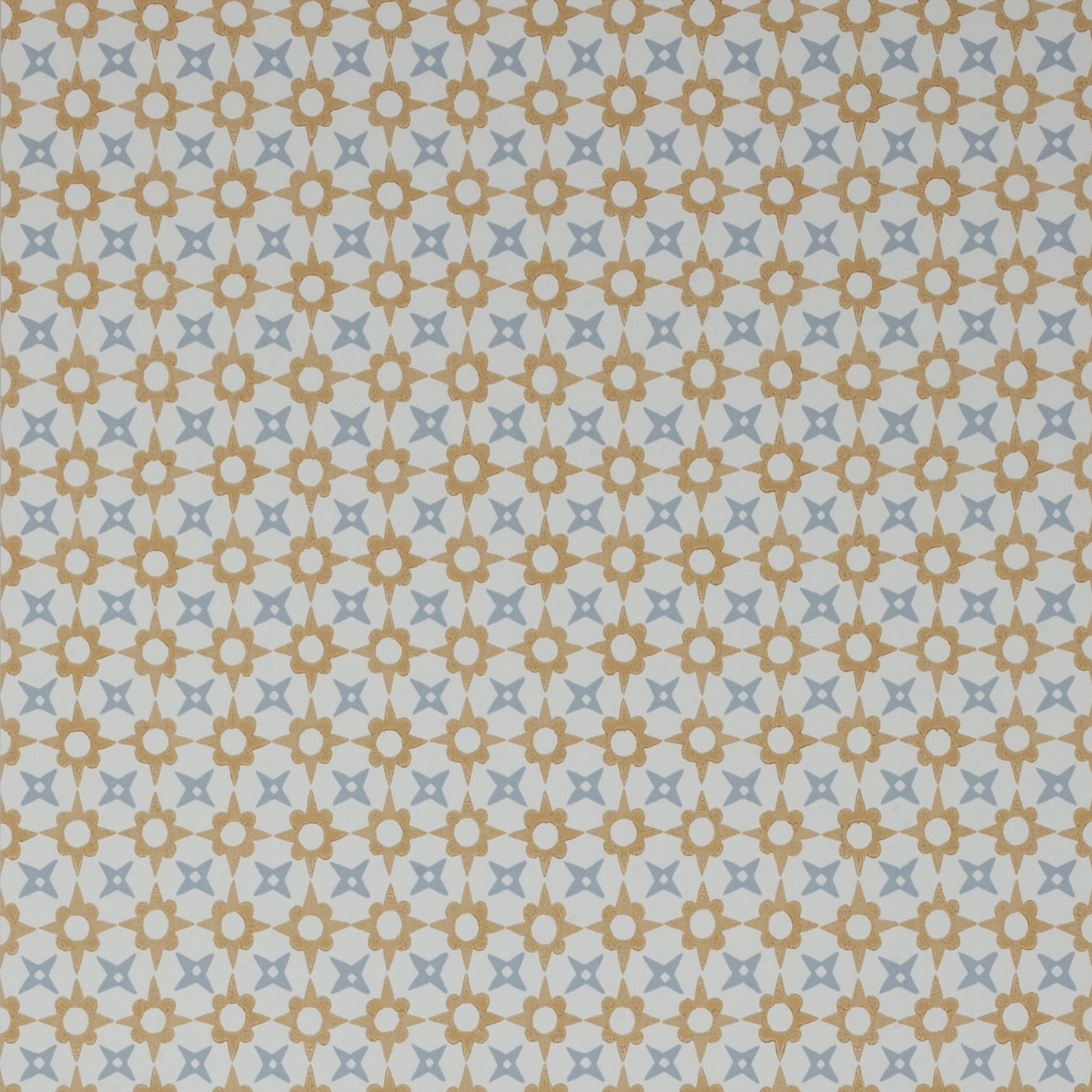 Tassi Wallpaper - Yellow/Blue - J175W - 03 - Jane Churchill - Premier Wallcovering