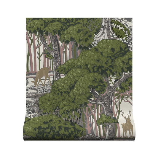 Tatton Wallpaper - Forest - Warner House - Premier Wallcovering