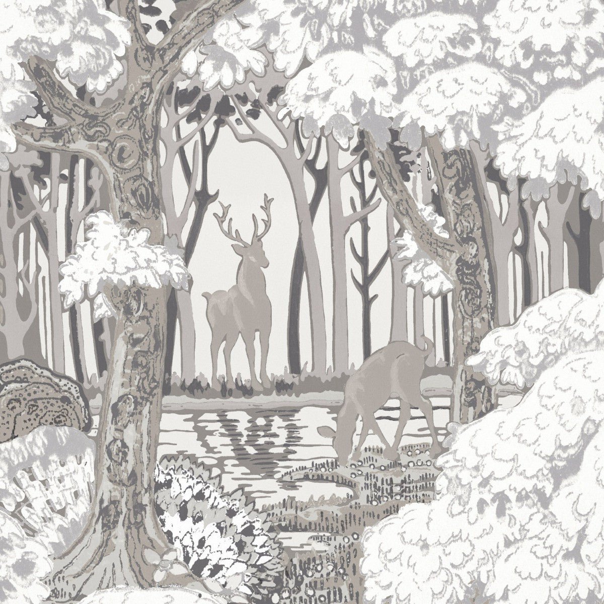 Tatton Wallpaper - Natural - Warner House - Premier Wallcovering