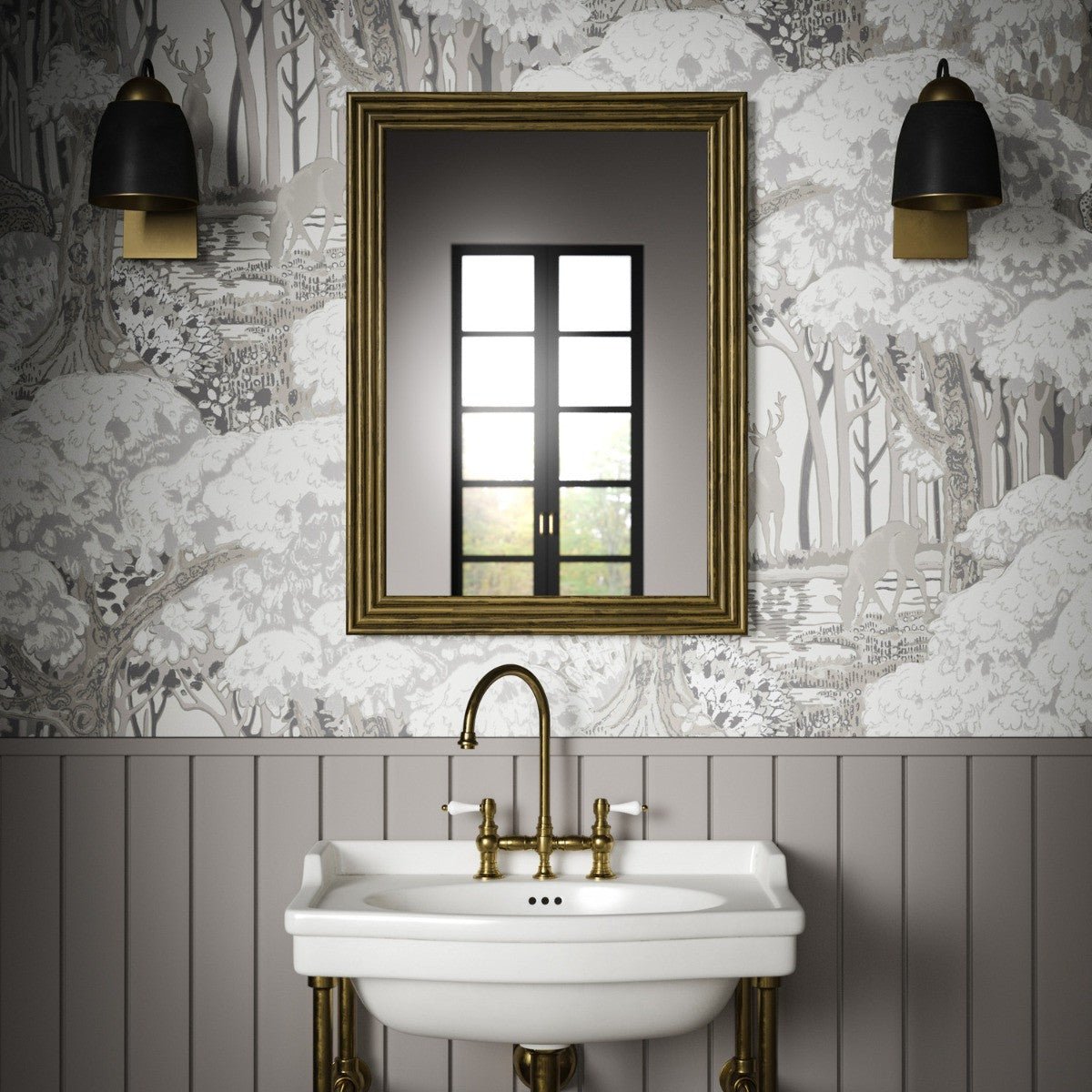 Tatton Wallpaper - Natural - Warner House - Premier Wallcovering