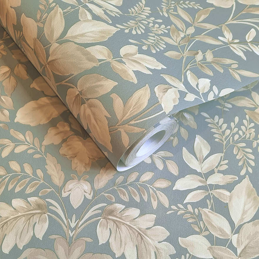 Tavira Wallpaper - Blue - Holden Décor - 91692 - Premier Wallcovering
