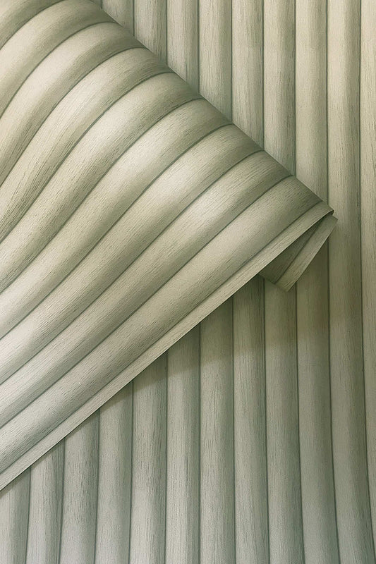 Teak Wallpaper - Sage - Holden Décor - 91860 - Premier Wallcovering