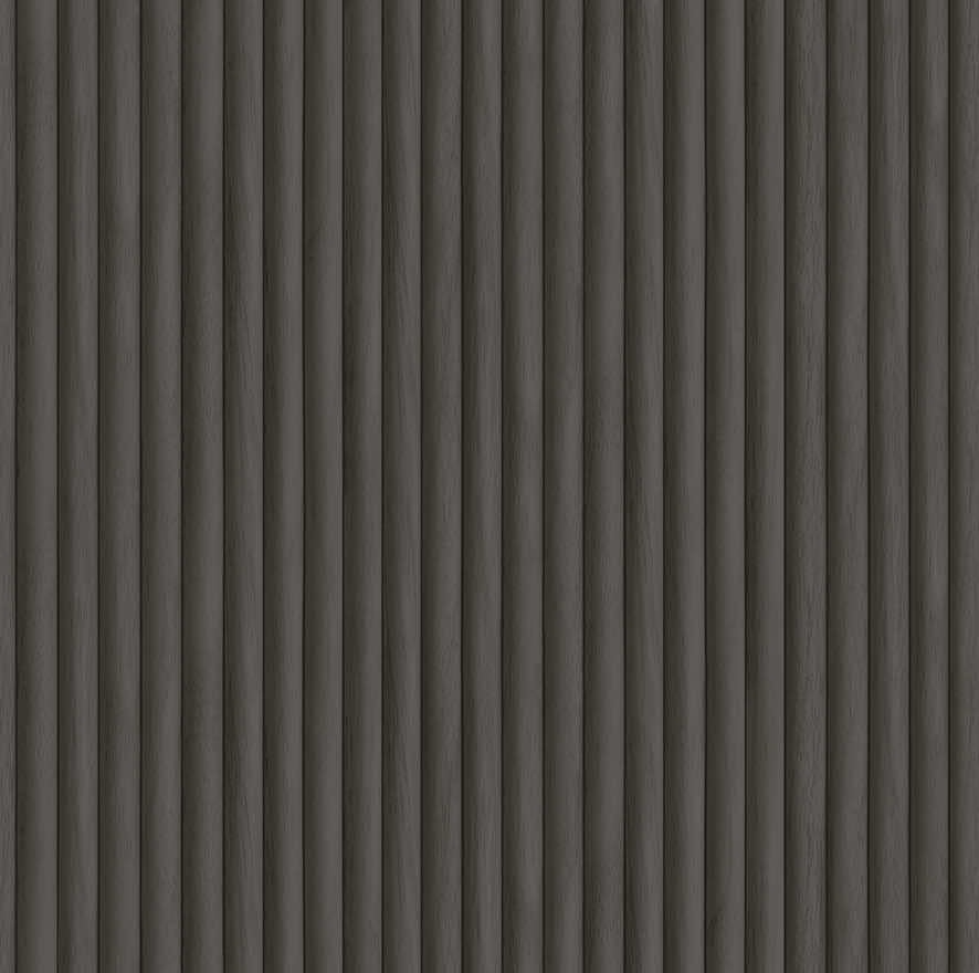 Teak Wallpaper - Charcoal - Holden Décor - 91862 - Premier Wallcovering