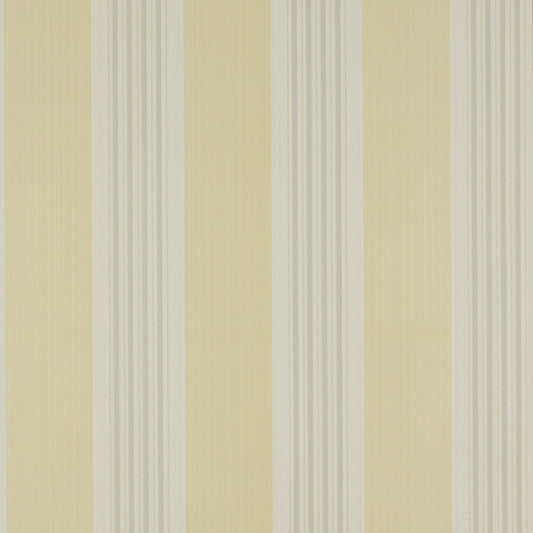 Tealby Stripe Wallpaper - Yellow/Grey - Colefax & Fowler - 07991/03 - Premier Wallcovering