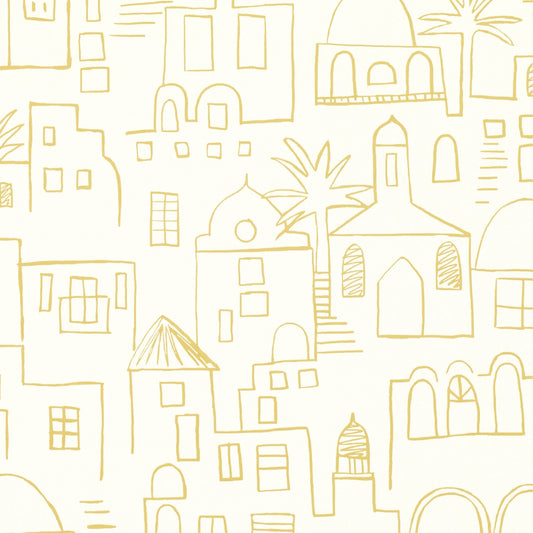 Teeny Santorini Wallpaper - Sand - Villa Nova - W569/02 - Premier Wallcovering