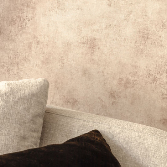 Telas 2 Uni Metalises Wallpaper - Beige - Caselio - 102071480 - Premier Wallcovering