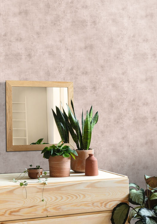 Telas 2 Uni Wallpaper - Beige - Caselio - 102061226 - Premier Wallcovering